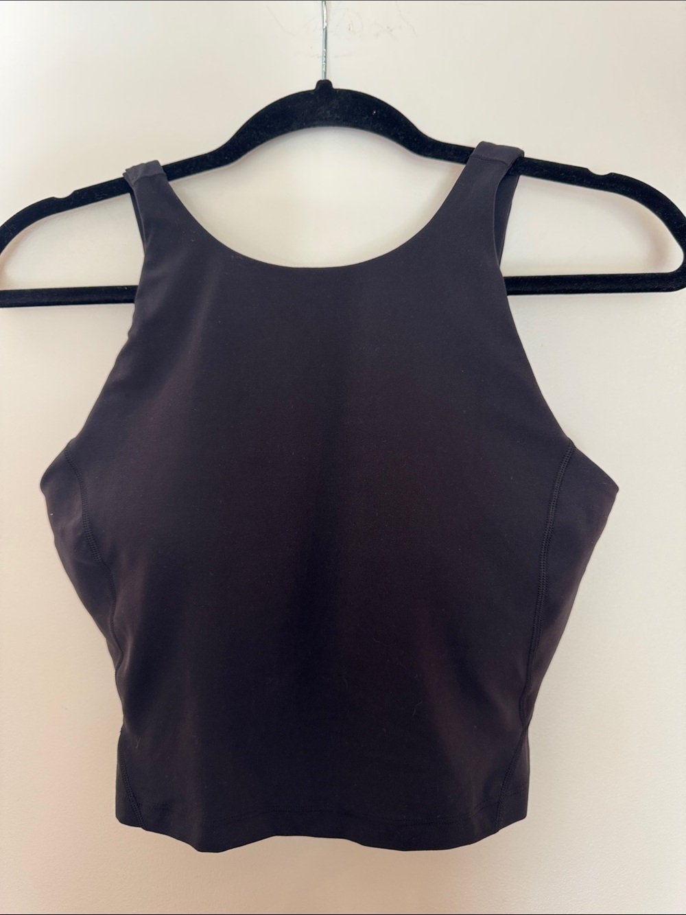 lululemon athletica Black High-Neck Align Cropped Tank